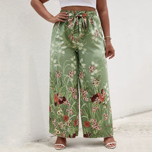 Load image into Gallery viewer, Straight Loose plus Size Retro Wide-Leg Pants
