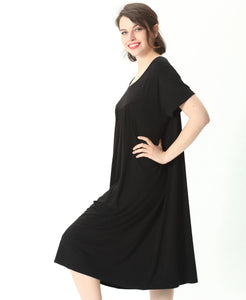 4XL-7XL Modal Cotton Women‘s Nightgowns Oversize Plus Size Sleepwear Casual Short Sleeve Summer 110 Kg Wear Home Night Dress