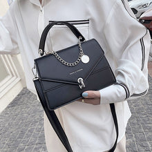 Load image into Gallery viewer, Small Square Bags For Women Messenger Bag 2021 Chains Girl&#39;s Handbag Casual Wild Lady Shoulder Bag Cross Body Female Bag Black
